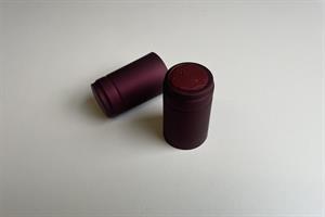 Krympehætter - bordeaux-farvet. 54 mm høj. 6 stk.